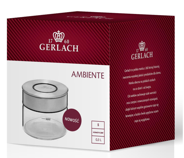 Gerlach Pojemnik AMBIENTE S (0,3 l) - 1477745 - zdjęcie 2